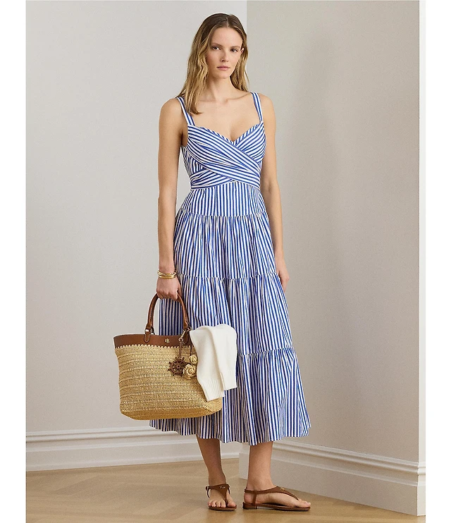 ralph lauren cotton voile midi dress Cotton Voile Midi Dress