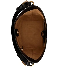 Lauren Ralph Lauren Croc-Embossed Medium Witley Bucket Bag