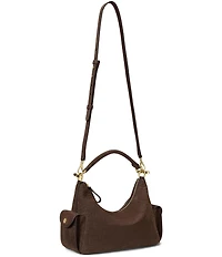 Lauren Ralph Lauren Croc-Embossed Small Blaike Shoulder Bag