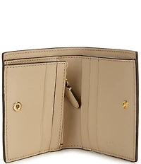 Lauren Ralph Lauren Compact Crosshatch Leather Bifold Wallet