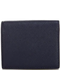 Lauren Ralph Lauren Compact Crosshatch Leather Bifold Wallet