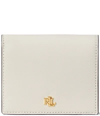 Lauren Ralph Lauren Compact Crosshatch Leather Bifold Wallet