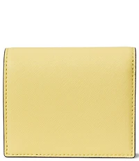 Lauren Ralph Lauren Compact Crosshatch Leather Bifold Wallet