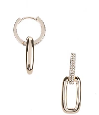 Lauren Ralph Lauren Crystal Pave Link Drop Earrings