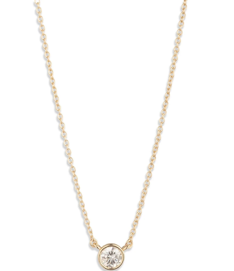 Lauren Ralph Lauren CZ Short Pendant Necklace