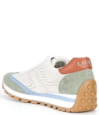 Lauren Ralph Lauren Dani Perforated Lace Up Sneakers