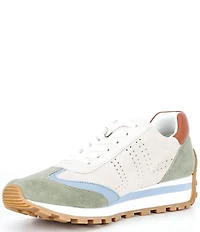 Lauren Ralph Lauren Dani Perforated Lace Up Sneakers