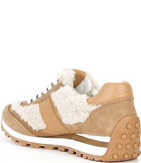 Lauren Ralph Lauren Dani Suede Shearling Sneakers