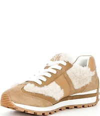 Lauren Ralph Lauren Dani Suede Shearling Sneakers