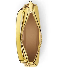 Lauren Ralph Lauren Danni 26 Medium Crosshatch Leather Shoulder Bag