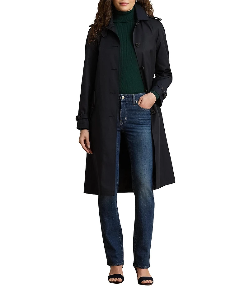 Lauren Ralph Lauren Denim Mid Rise Straight Leg Jeans