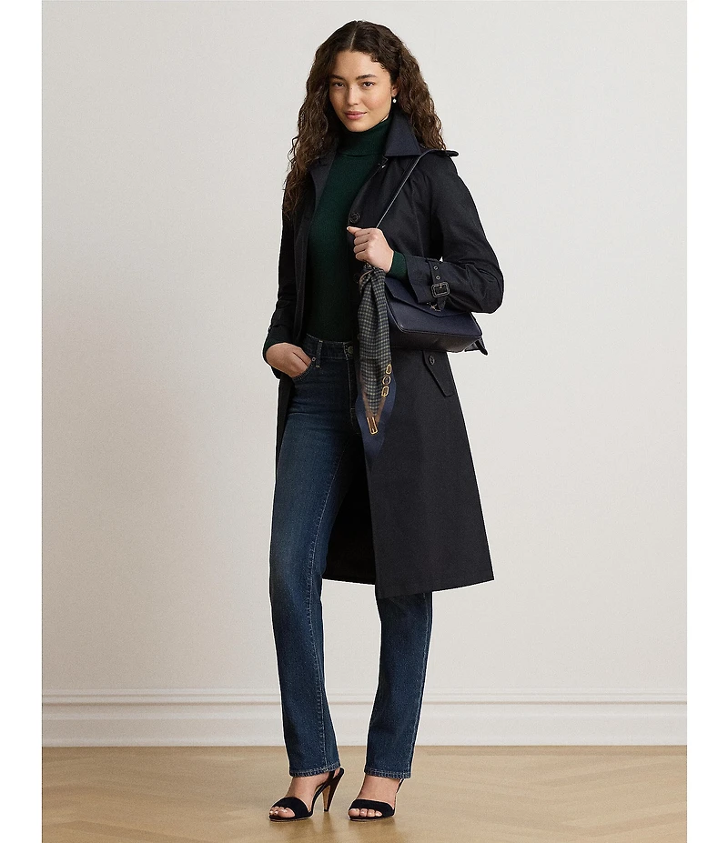 Lauren Ralph Lauren Denim Mid Rise Straight Leg Jeans