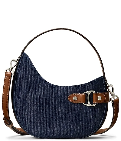 Lauren Ralph Lauren Denim Small Tasha Shoulder Bag