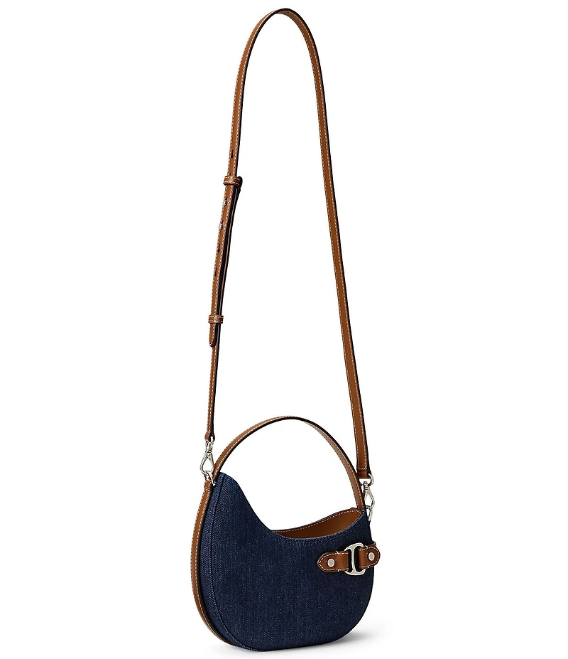 Lauren Ralph Lauren Denim Small Tasha Shoulder Bag
