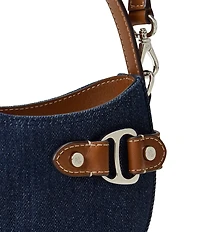 Lauren Ralph Lauren Denim Small Tasha Shoulder Bag
