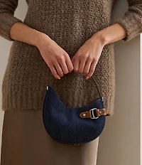Lauren Ralph Lauren Denim Small Tasha Shoulder Bag