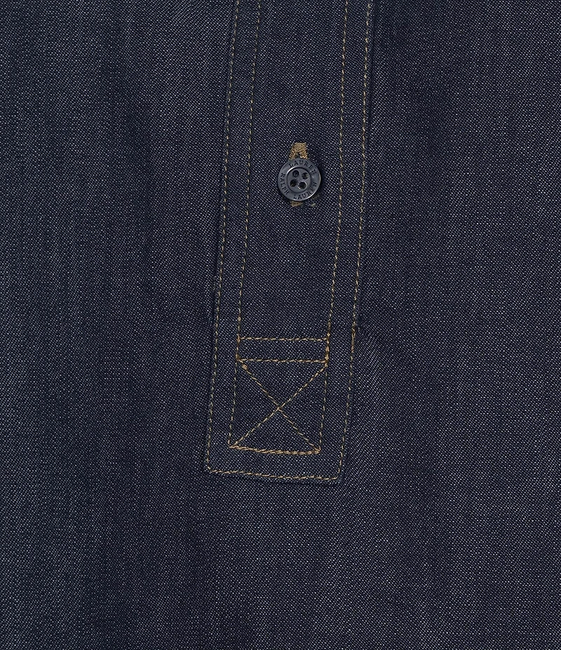 Lauren Ralph Lauren Denim Spread Collar Long Sleeve Shirt Dress