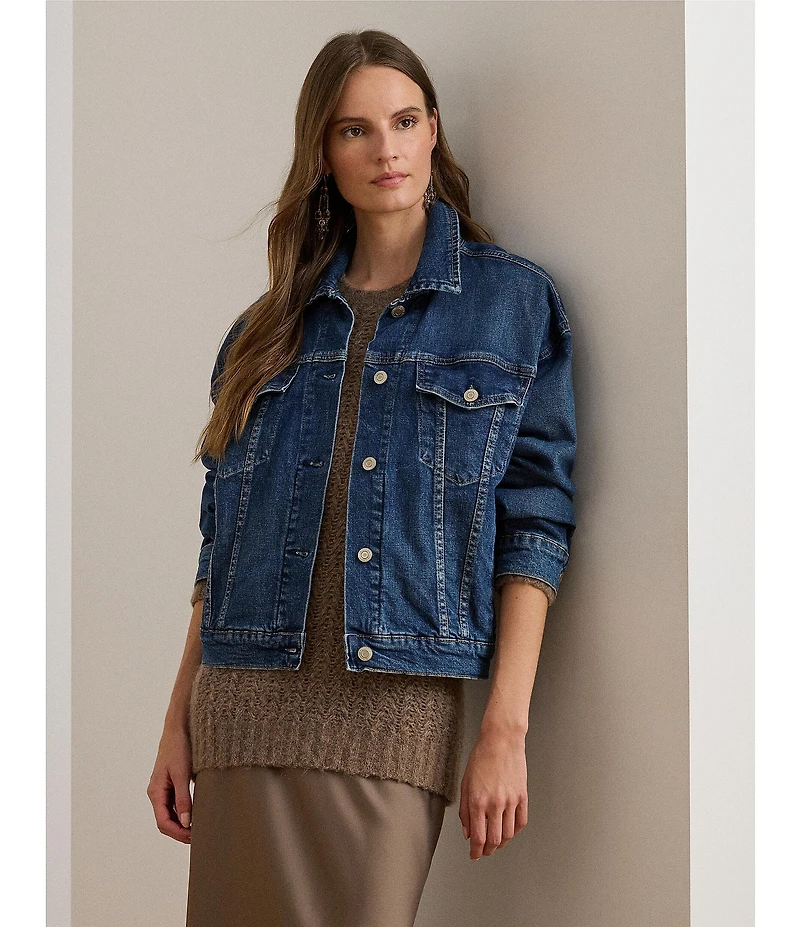 Lauren Ralph Lauren Denim Trucker Jacket