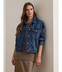 Lauren Ralph Lauren Denim Trucker Jacket