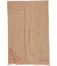 Lauren Ralph Lauren Double Face Shine Plaid Scarf Wrap