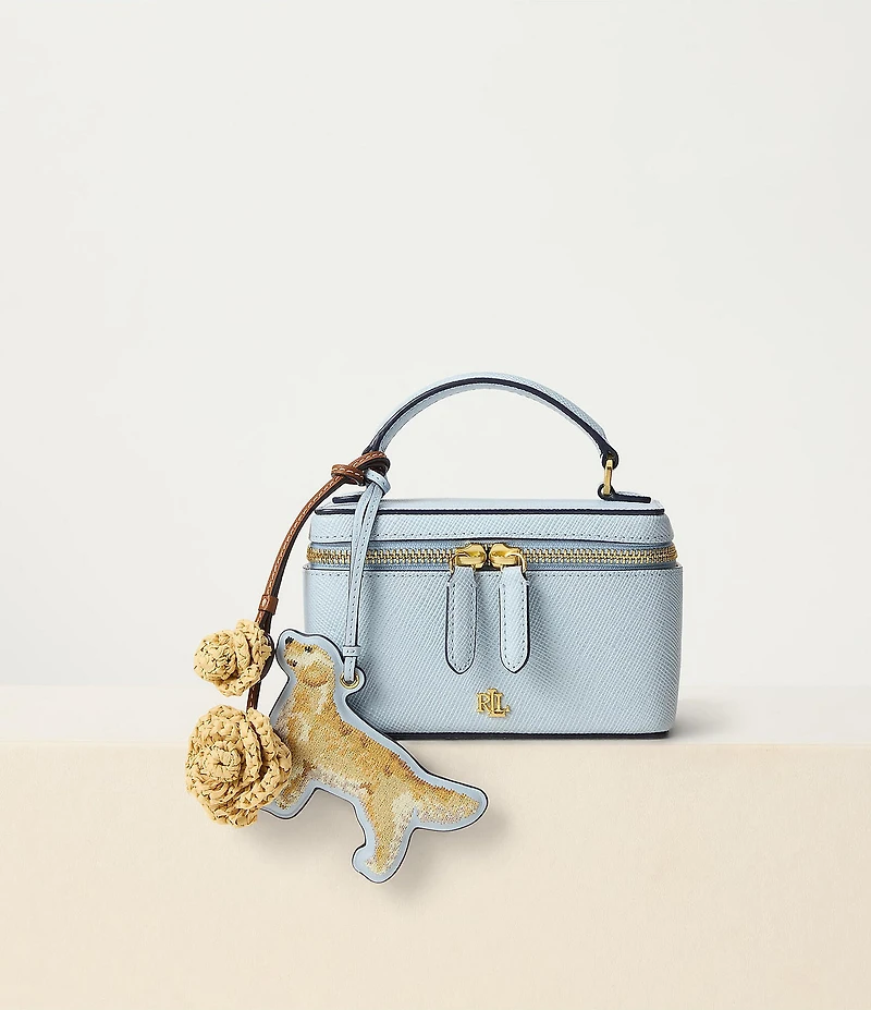 Lauren Ralph Lauren Embroidered Golden Retriever Bag Charm