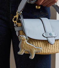 Lauren Ralph Lauren Embroidered Golden Retriever Bag Charm
