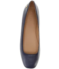 Lauren Ralph Lauren Emellie Leather Ballet Flats