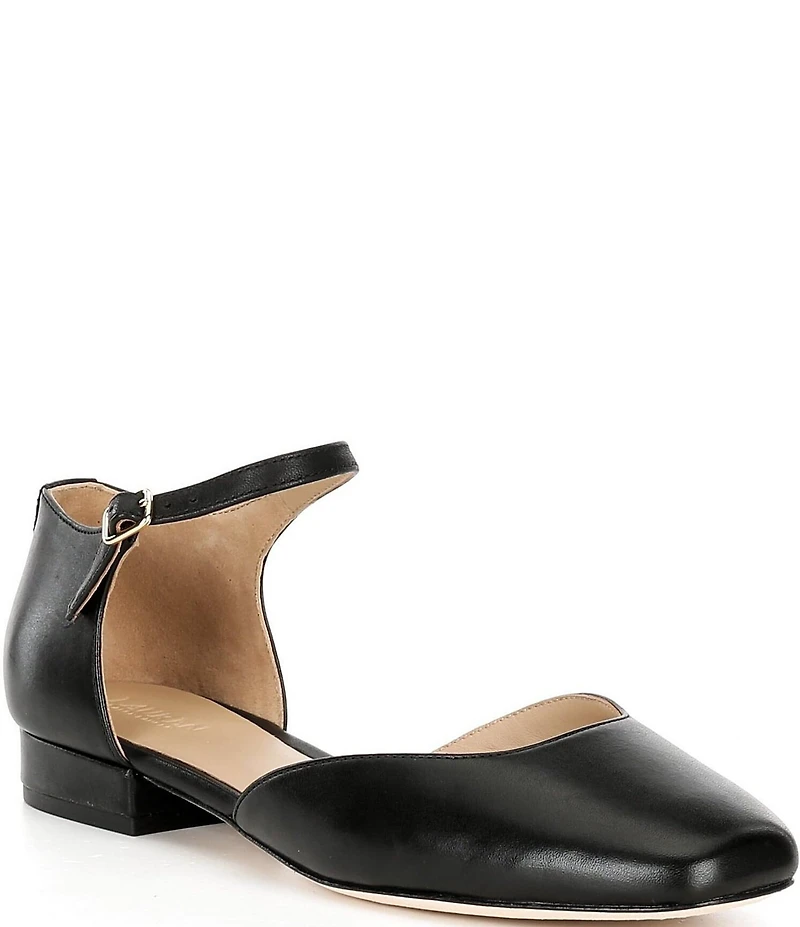 Lauren Ralph Lauren Emellie Leather Mary Jane Flats