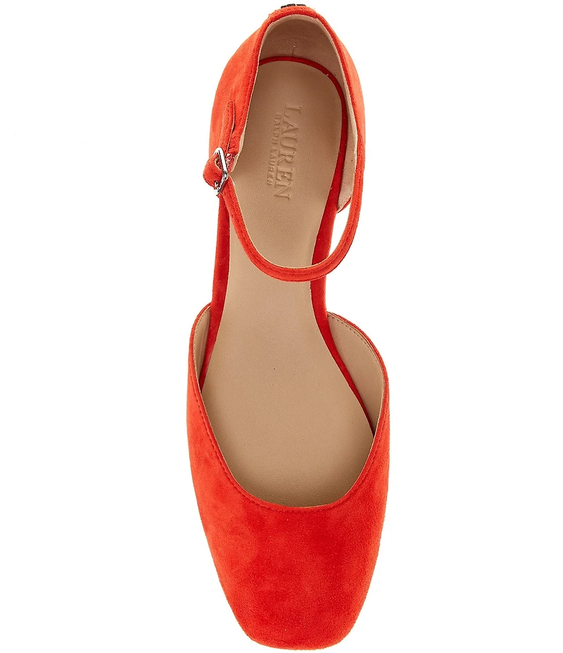 Lauren Ralph Lauren Emellie Suede Mary Jane Flats