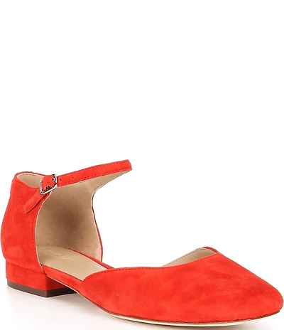 Lauren Ralph Lauren Emellie Suede Mary Jane Flats