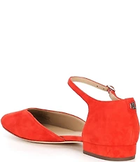 Lauren Ralph Lauren Emellie Suede Mary Jane Flats