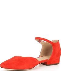Lauren Ralph Lauren Emellie Suede Mary Jane Flats