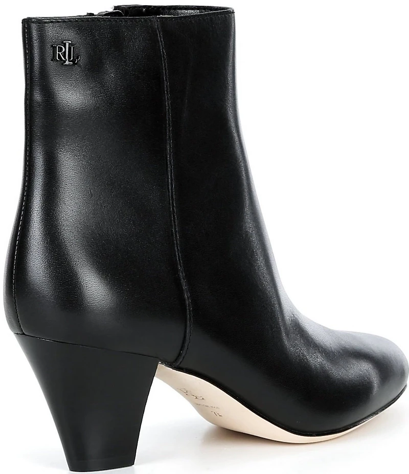 Lauren Ralph Lauren Emersyn Calf Skin Heeled Booties
