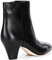 Lauren Ralph Lauren Emersyn Calf Skin Heeled Booties