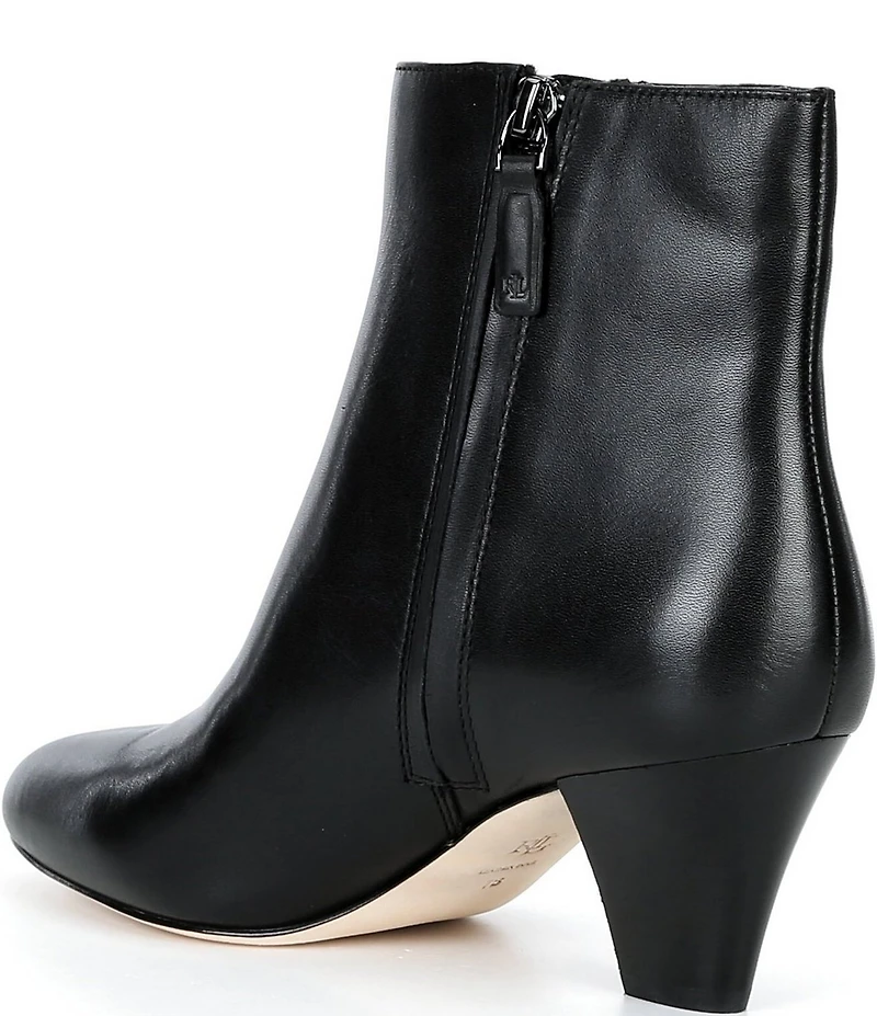 Lauren Ralph Lauren Emersyn Calf Skin Heeled Booties