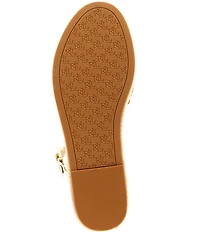 Lauren Ralph Lauren Emeryn Leather Ankle Strap Platform Espadrilles