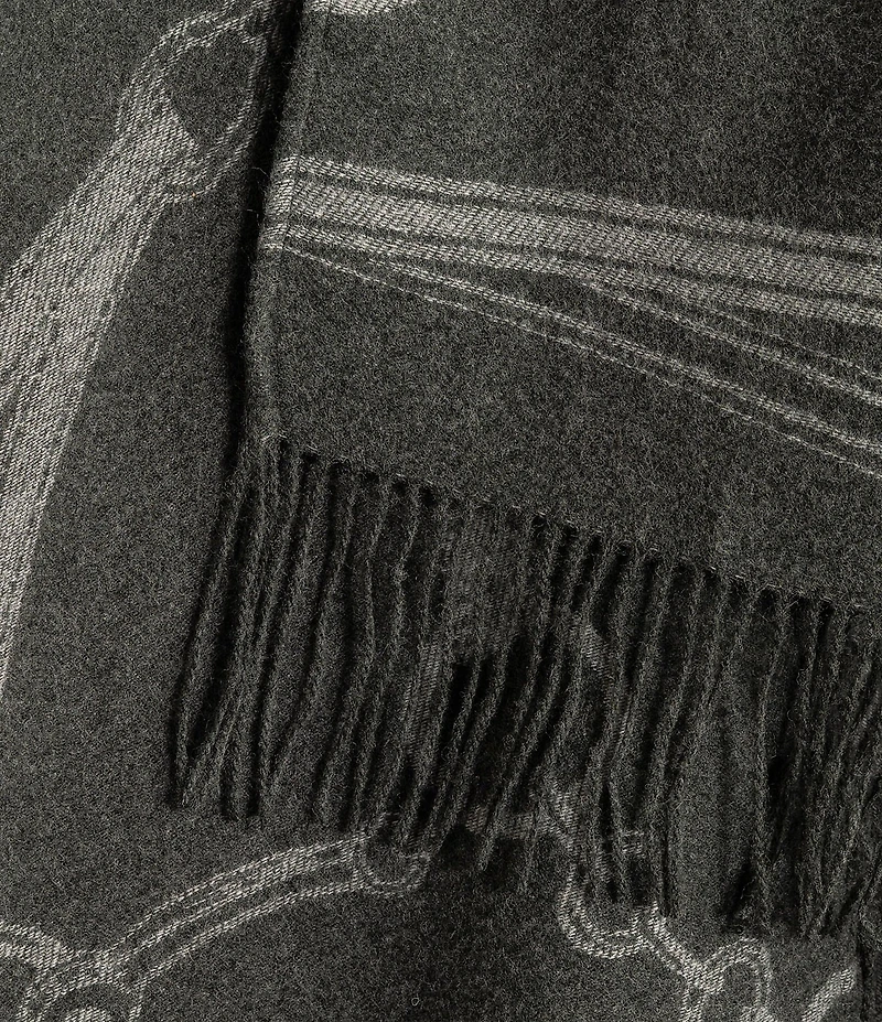 Lauren Ralph Lauren Equestrian Jacquard Oversized Ruana