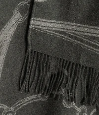 Lauren Ralph Lauren Equestrian Jacquard Oversized Ruana