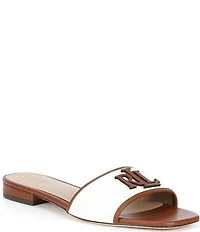 Lauren Ralph Lauren Everley Canvas Slide Sandals