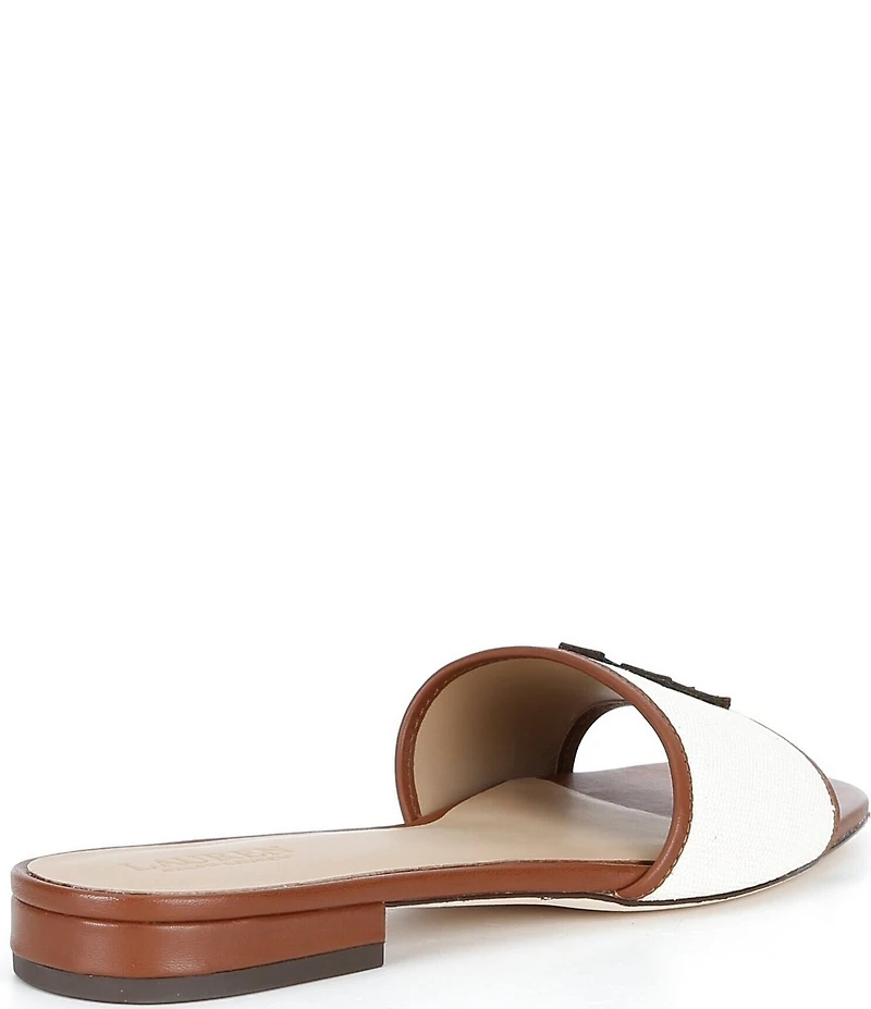 Lauren Ralph Lauren Everley Canvas Slide Sandals