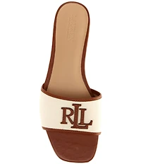 Lauren Ralph Lauren Everley Canvas Slide Sandals