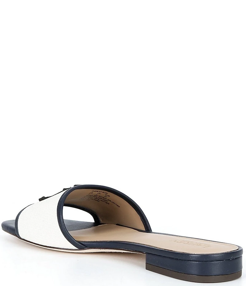 Lauren Ralph Lauren Everley Canvas Slide Sandals