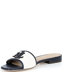 Lauren Ralph Lauren Everley Canvas Slide Sandals