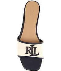 Lauren Ralph Lauren Everley Canvas Slide Sandals