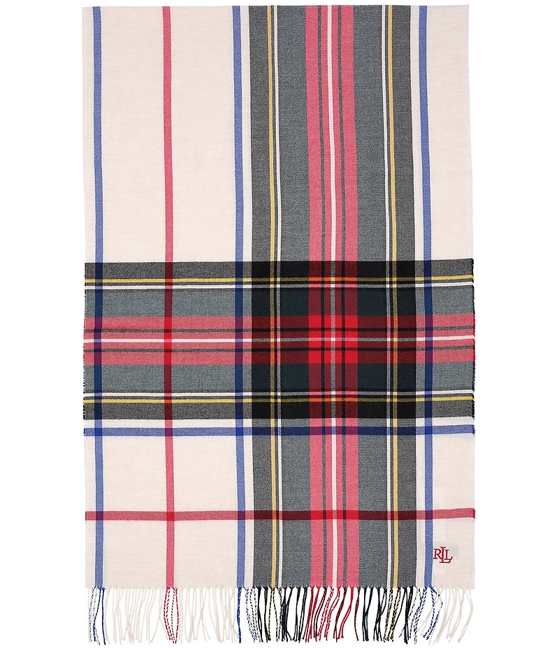 Lauren Ralph Lauren Exploded Plaid Scarf