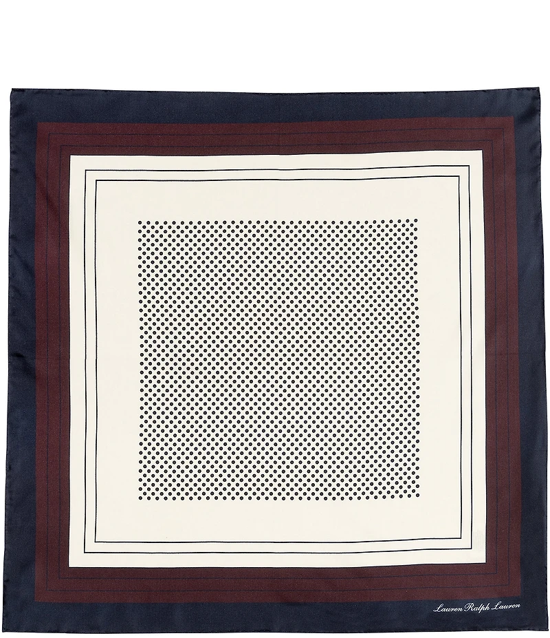 Lauren Ralph Lauren Fall Dot Square Scarf