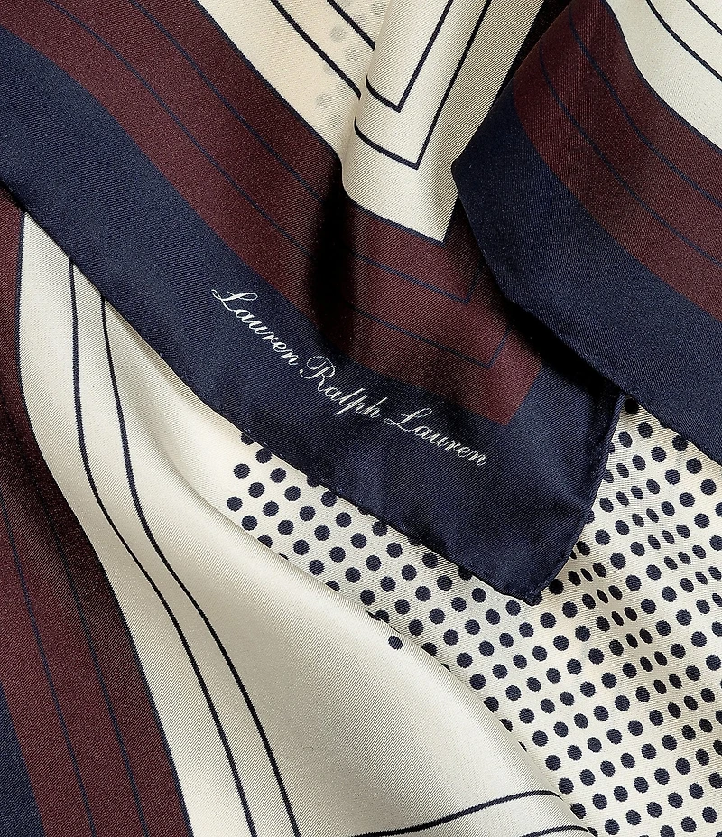 Lauren Ralph Lauren Fall Dot Square Scarf