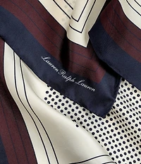 Lauren Ralph Lauren Fall Dot Square Scarf