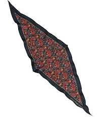 Lauren Ralph Lauren Fall Floral Small Diamond Scarf