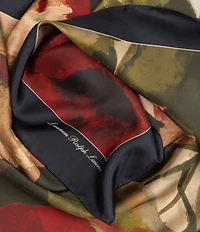 Lauren Ralph Lauren Fall Roses Square Scarf